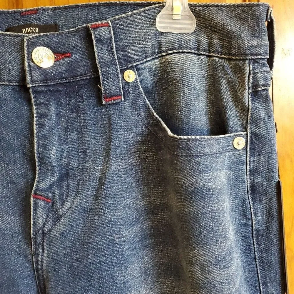 True Religion Men's Rocco Flap‎ Relaxed Skinny Jeans 32 X 32 New